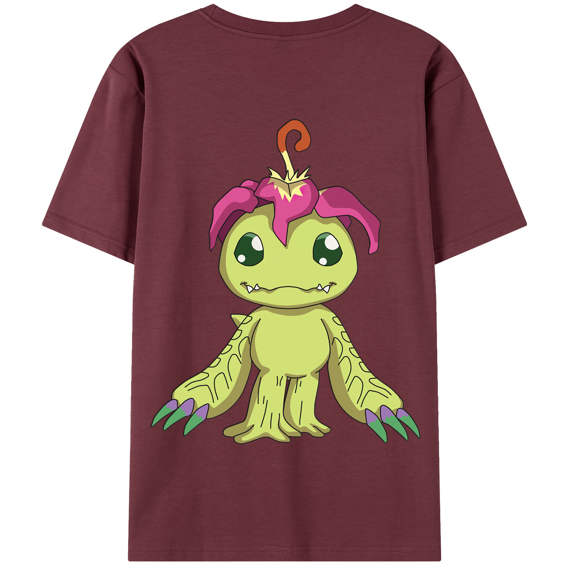 （画像用） Digimon デジタルモンスター/デジモン 綿100％半袖Tシャツ（背面プリント）